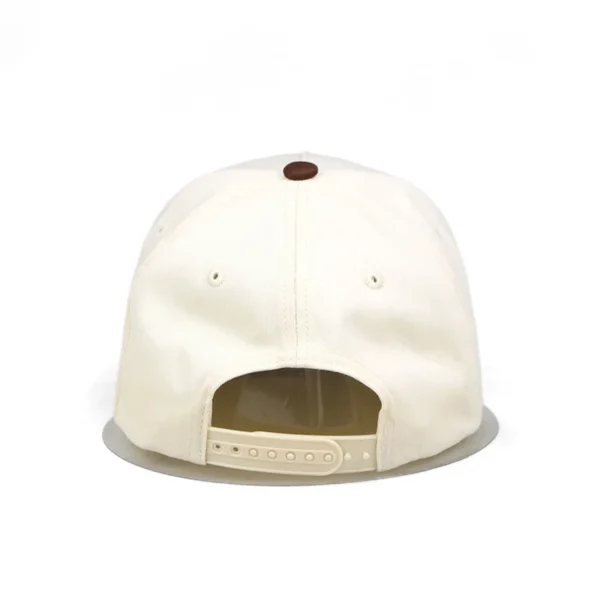 Outdoor Casual Two Tone Unisex Customised Sports Hats 5 Panel Woven Label Structured Embroidered Baseball Cap - Image 3