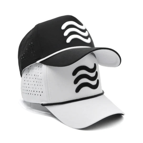 Custom Performance  Kids Laser Cut  Golf Waterproof Baseball Cap Hat