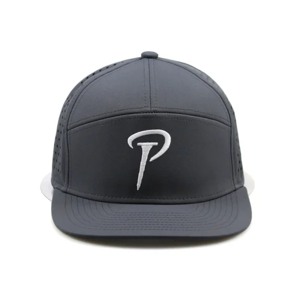 Custom Logo Flat Brim Womans Mens  Nylon Premium Blank Laser Perforated Waterproof Rope Hat Cap of Screw Waterproof-Snapback-Hat - Image 4