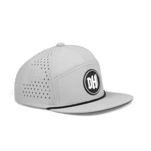 Customizable Logo High End Golf Running Multi Color Flat Bill Water Resistant 7 Panels Bulk Snapback Caps