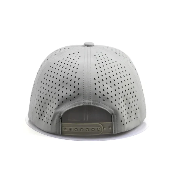 Perforated Hat Waterproof Nylon Rope Snapback Cap Trap Waterproof Polyester Fabric Hat Snapback Performance Hat Float - Image 3