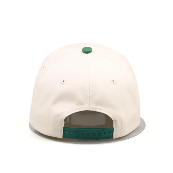 Customized Cotton 5 Panel Embroidery New Snap Back Solid Color Logo Customized Baseball Cap in Two-tone Caps Hats - Image 3