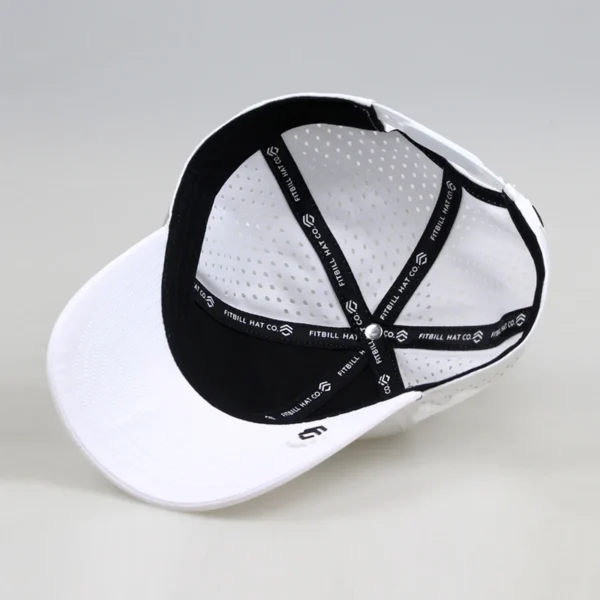 6 Panel Full Baseball Cap 46 60cm 6 Panel Perforated Gorras Golf Baseball Cap - Image 2