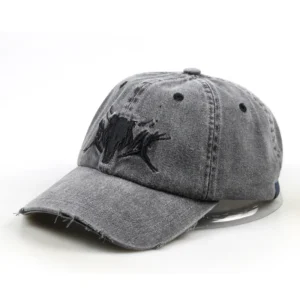 Vintage Custom Logo Washed Cotton Vintage Wash Baseball Cap Hat