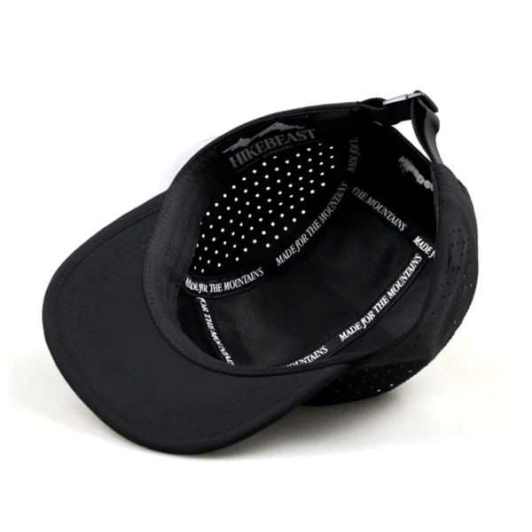 High Quality Custom Unscructured 5 Panel Running Baseball Hat Cap - Image 2