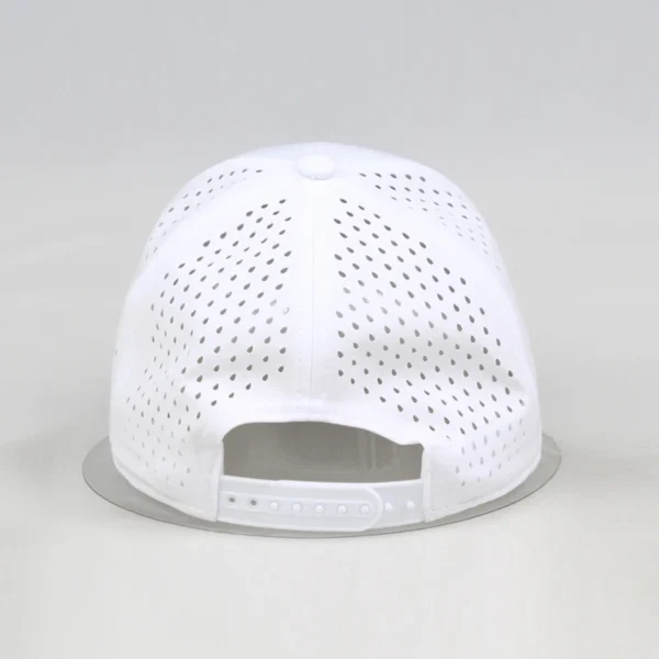 Waterproof Sports Golf Cap 3d Embroidery Logo  Hole Drilled Baseball Hat Waterproof Sport Cap Perforated Baseball Cap - Image 2