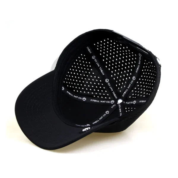 Hat 100% Polyester 6 Panel Baseball Cap High Quality 6 Panel Plain Baseball Cap - Image 2