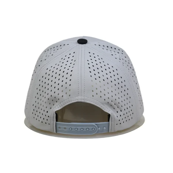 Custom logo Rubber Patch Logo Golf Gorras Baseball Hat Nylon Performance Sport Cap Women 5 Panel Hydro Waterproof Hats for Men - Image 3