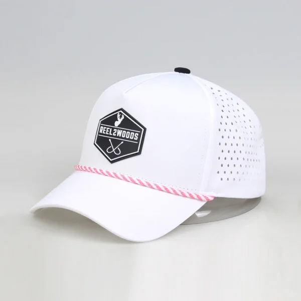 Perforate Breathable USA 5 Panel Baseball Cap Hats for Men