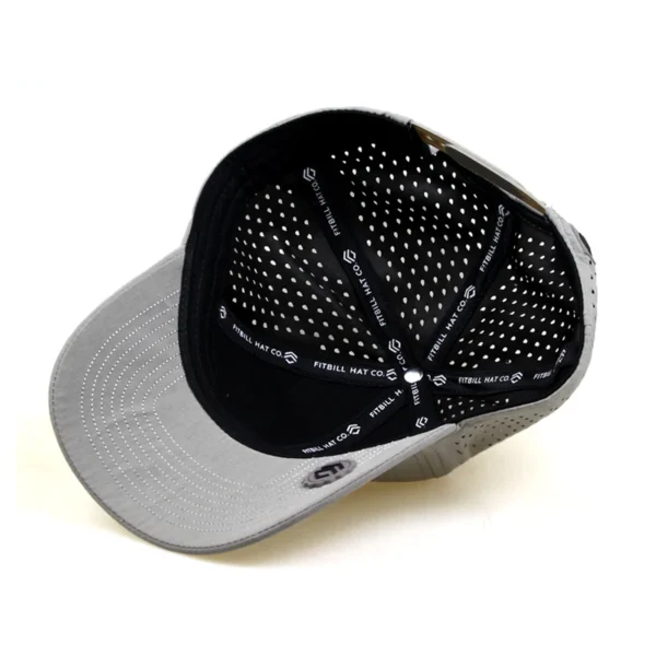 6 Pane Rubber Patch Baseball Cap Dad Hats Wholesale Customized Baseball Cap 6 Pieces Men - Image 2