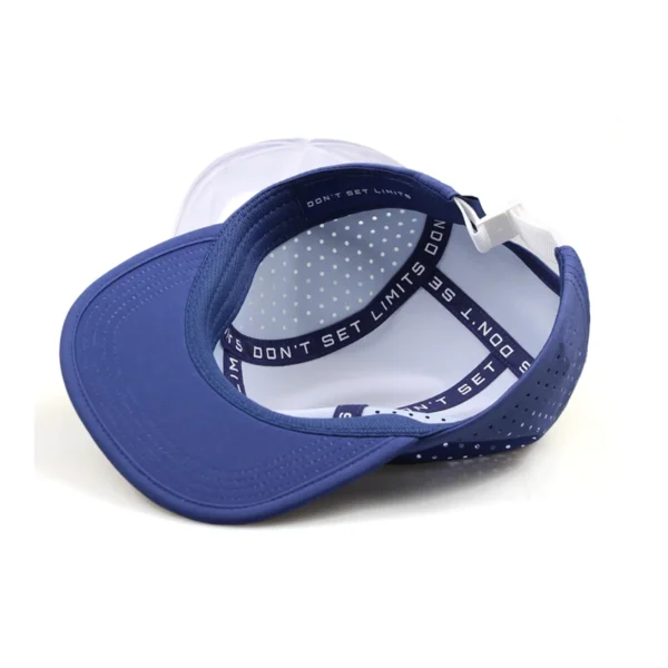 Best Quality Unstructured Brim Sports 5 Panel Running Hat Caps - Image 2