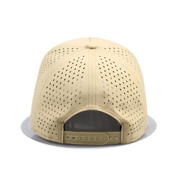 Curved 5 Panel Waterproof Hat Waterproof Mesh 5 Panel Hat 5 Panel Waterproof Cotton Hat - Image 3