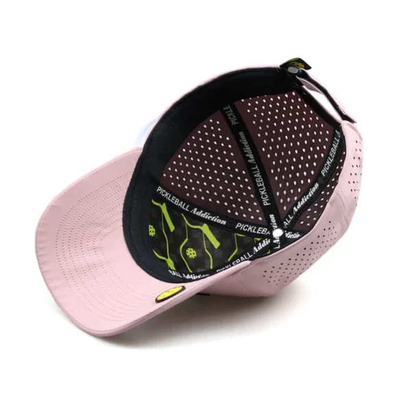 Pink Custom Waterproof Baseball Cap Baseball Hat - Image 2