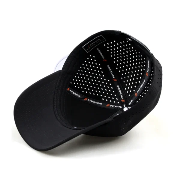 Waterproof Caps With Wolf Logo Waterproof Sports Performance Baseball Cap Kids Size Waterproof Laser Cut Cap - Image 2
