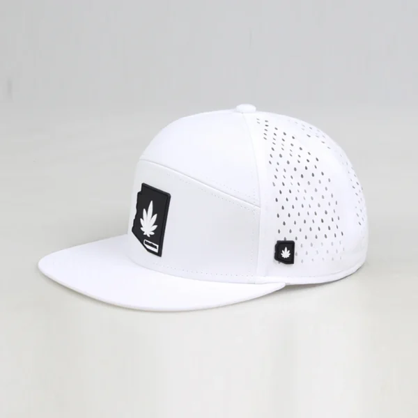 Customizable Logo  Running Camo Golf  Hydro  Flat Bill Waterproof Perforated 7 Panels Rope Snapback Cap Hats - Image 5