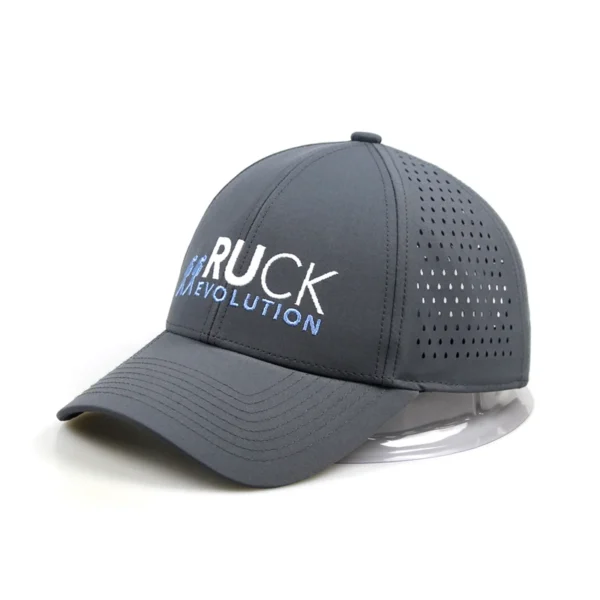 6 Panel Full Baseball Cap 46 60cm 6 Panel Perforated Gorras Golf Baseball Cap - Image 7